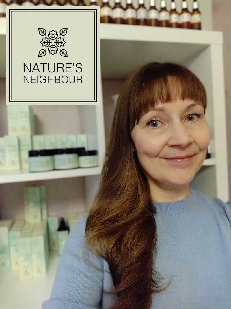 Katja Said, ekokosmetologi ja Nature’s Neighbour -tuotesarjan kehittäjä
