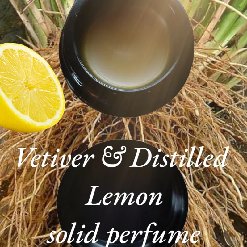 Vetiver & Distilled Lemon Solid Perfume 4g